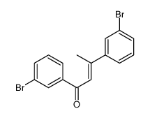 1,3-bis(3-bromophenyl)but-2-en-1-one Structure