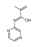 2-methyl-N-pyrazin-2-ylprop-2-enamide结构式