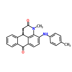 3-methyl-4-[(4-methylphenyl)amino]-3H-dibenz[f,ij]isoquinoline-2,7-dione结构式