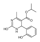 propan-2-yl 4-(2-hydroxyphenyl)-6-methyl-2-oxo-3,4-dihydro-1H-pyrimidine-5-carboxylate Structure