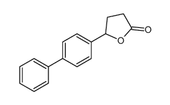 5-(4-phenylphenyl)oxolan-2-one Structure