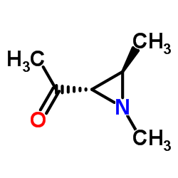 1-[(2S,3R)-1,3-Dimethyl-2-aziridinyl]ethanone结构式