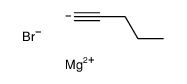 magnesium,pent-1-yne,bromide结构式