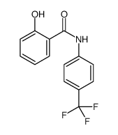 2-hydroxy-N-[4-(trifluoromethyl)phenyl]benzamide Structure