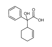 2-(2'-cyclohexen-1'-yl)-2-hydroxy-2-phenylacetic acid Structure