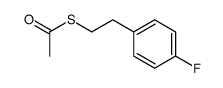 thioacetic acid S-[2-(4-fluoro-phenyl)-ethyl] ester Structure