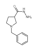 1-苄基吡咯烷-3-羧酸肼结构式