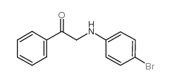 2-(4-bromoanilino)-1-phenylethanone Structure