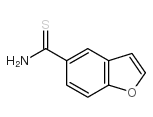 1-苯并呋喃-5-硫代甲酰胺结构式