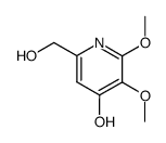 2,3-dimethoxy-4-hydroxy-6-hydroxymethylpyridine结构式