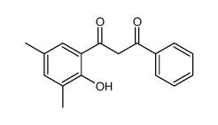 1-(2-hydroxy-3,5-dimethylphenyl)-3-phenylpropane-1,3-dione structure