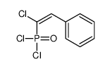 (2-chloro-2-dichlorophosphorylethenyl)benzene结构式