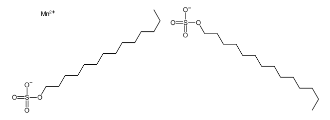 manganese(2+) ditetradecyl disulphate结构式