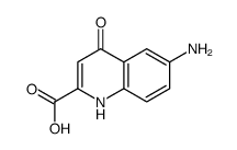 2-Quinolinecarboxylicacid,6-amino-1,4-dihydro-4-oxo-(9CI) structure