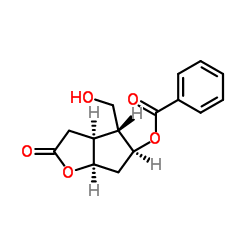 (3As,4r,5s,6ar)-5-(苯甲酰基氧基)六氢-4-(羟基甲基)-2H-环戊并[b]呋喃-2-酮图片