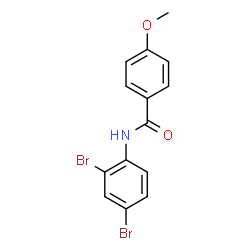 N-(2,4-Dibromophenyl)-4-methoxybenzamide结构式