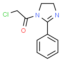 1H-Imidazole, 1-(chloroacetyl)-4,5-dihydro-2-phenyl- (9CI) Structure