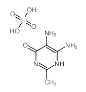 5,6-diamino-2-methyl-1H-pyrimidin-4-one; sulfuric acid picture