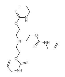Carbamothioic acid,2-propenyl-, O,O',O''-(nitrilotri-2,1-ethanediyl) ester (9CI)结构式