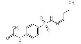 N-[4-[(butylideneamino)sulfamoyl]phenyl]acetamide结构式