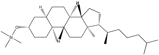 [(5β-Cholestan-3β-yl)oxy]trimethylsilane structure