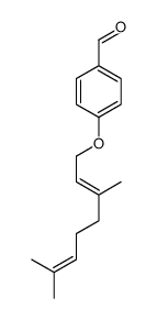 4-(3,7-dimethylocta-2,6-dienoxy)benzaldehyde结构式