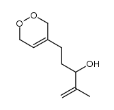 5-(3,6-dihydro-1,2-dioxin-4-yl)-2-methylpent-1-en-3-ol结构式