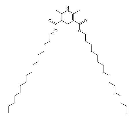 2,6-Dimethyl-1,4-dihydro-pyridine-3,5-dicarboxylic acid dihexadecyl ester结构式