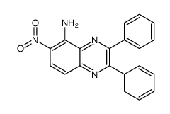 6-nitro-2,3-diphenylquinoxalin-5-amine结构式