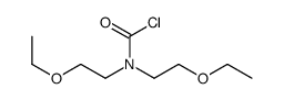 N,N-bis(2-ethoxyethyl)carbamoyl chloride结构式