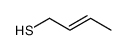 2-Butene-1-thiol, (2E)- structure