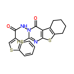 Benzo[b]thiophene-3-carboxamide, N-(1,4,5,6,7,8-hexahydro-4-oxo-2-thioxo[1]benzothieno[2,3-d]pyrimidin-3(2H)-yl)- (9CI) Structure