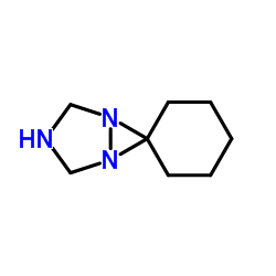 Spiro[cyclohexane-1,6-[1,3,5]triazabicyclo[3.1.0]hexane] (9CI)结构式