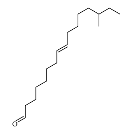 14-methylhexadec-8-enal Structure