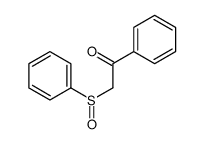 2-(benzenesulfinyl)-1-phenylethanone Structure