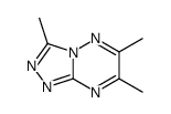 3,6,7-trimethyl-[1,2,4]triazolo[4,3-b][1,2,4]triazine Structure