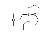 triethoxy(2-trimethylsilylethyl)silane结构式