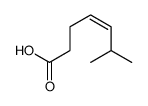 (E)-6-methylhept-4-enoic acid结构式