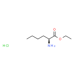 DL-Norleucine, ethyl ester, hydrochloride Structure