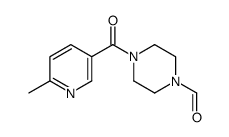 4-(6-methylpyridine-3-carbonyl)piperazine-1-carbaldehyde结构式