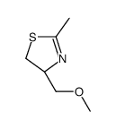 (4R)-4-(methoxymethyl)-2-methyl-4,5-dihydro-1,3-thiazole Structure