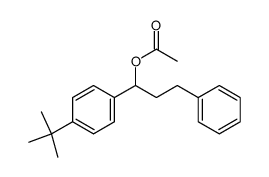 3-Phenyl-1-(4-t-butylphenyl)propylacetat结构式