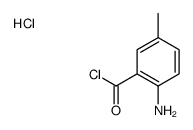 2-amino-5-methylbenzoyl chloride,hydrochloride结构式