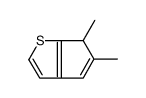 5,6-dimethyl-6H-cyclopenta[b]thiophene结构式