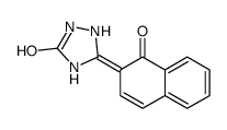 5-(1-oxonaphthalen-2-ylidene)-1,2,4-triazolidin-3-one Structure