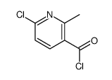 3-Pyridinecarbonylchloride,6-chloro-2-methyl-(9CI) Structure