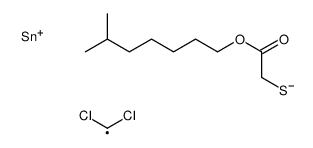 6-methylheptyl 2-(dichloromethylstannylsulfanyl)acetate结构式