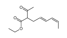 ethyl 2-acetylocta-4,6-dienoate Structure