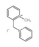 Pyridinium,1-methyl-2-(pyridiniomethyl)-, iodide (1:2) Structure