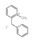 Pyridinium,1-methyl-2-(pyridiniomethyl)-, iodide (1:2)结构式